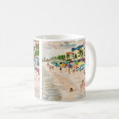 "Fort Myer's Beach" tableau Mug (Devant droit)