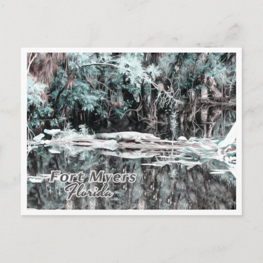 FORT MYERS FLORIDA BRIEFKAART (Voorkant)