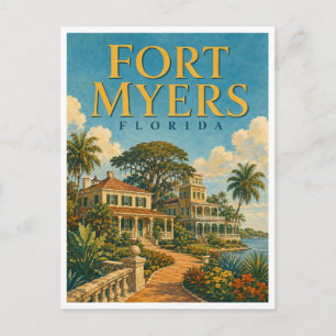Fort Myers Florida GeoSaga Briefkaart