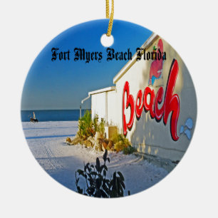 Fort Myers florida Keramisch Ornament