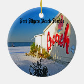 Fort Myers florida Keramisch Ornament (Achterkant)