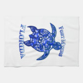 Fort Myers Florida Vacation Tribal Turtle Theedoek (Horizontaal)