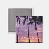 Fort Myers, Floride Photo Souvenir Fridge Magnet (Recto/Verso)