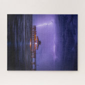 Fort Myers Pier Lightning Legpuzzel (Horizontaal)