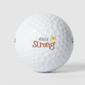 fort #nom cancer de l'enfance balles de golf (Devant)