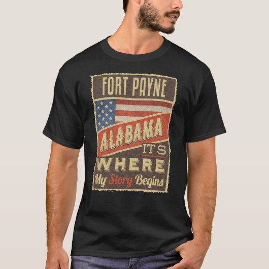 Fort Payne Alabama T-shirt (Voorkant)