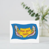 Fort Peck Assiniboine Flag Briefkaart (Staand voorkant)