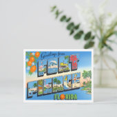 Fort Pierce, Florida  Big Letters Briefkaart (Staand voorkant)