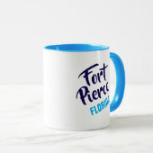 Fort Pierce Florida Coffee Mug Mok (Voorkant rechts)