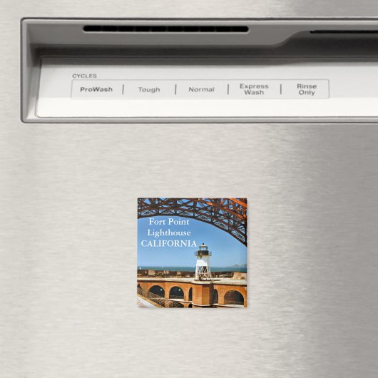 Fort Point Lighthouse, California Magnet (In Situ (Lave-vaisselle))