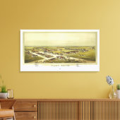 Fort Reno Oklahoma Territory 1891 Lithograph Canvas Afdruk (Insitu (Woonkamer))