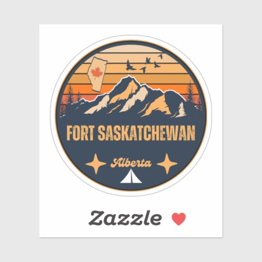 Fort Saskatchewan, Alberta Sticker (Vel)