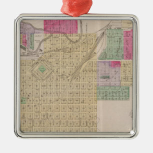 Fort Scott, Bourbon County, Kansas Metalen Ornament