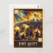 Fort Scott, Kansas | Briefkaart (Voorkant / Achterkant)