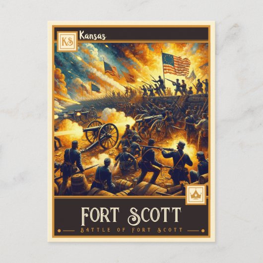 Fort Scott, Kansas | Briefkaart (Voorkant)