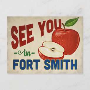 Fort Smith Arkansas Apple - Vintage Travel Briefkaart
