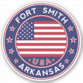 Fort Smith Arkansas, Fort Smith Sticker (Voorkant)