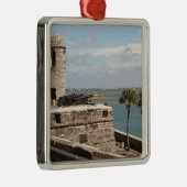 Fort, St Augustine, Florida, Verenigde Staten Metalen Ornament (Rechts)