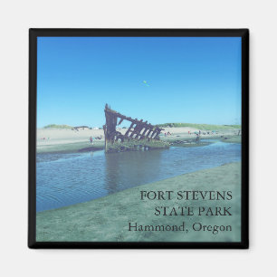 Fort Stevens State Park Oregon 2 inch Magnet Magneet