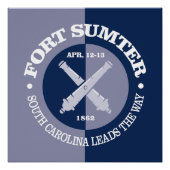 Fort Sumter (B&G) Perfect Poster (Voorkant)