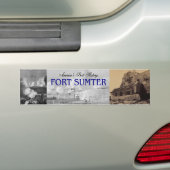 Fort Sumter Bumpersticker (Op auto)