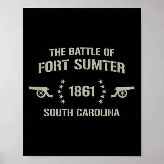 Fort Sumter Poster (Voorkant)