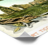 Fort Ticonderoga, Ethan Allen NY 1907  Poster (Hoek)