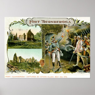 Fort Ticonderoga, Ethan Allen NY 1907  Poster
