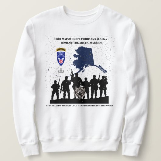 FORT WAINWRIGHT WARRIORS T-Shirt (Design voorkant)