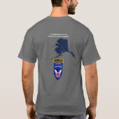 FORT WAINWRIGHT WARRIORS T-Shirt (Achterkant)