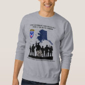 FORT WAINWRIGHT WARRIORS T-Shirt Sweatshirt (Devant)