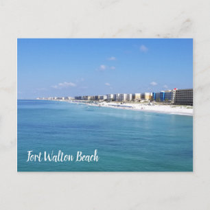 Fort Walton Beach Coastline Briefkaart