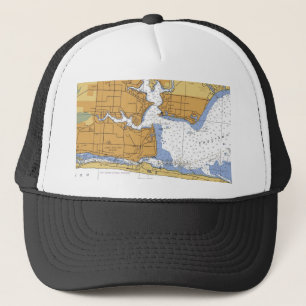 Fort Walton Beach, FL Nautical Chart Trucker Pet