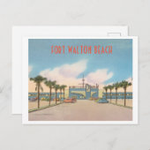 Fort Walton Beach Florida  Briefkaart (Voorkant / Achterkant)
