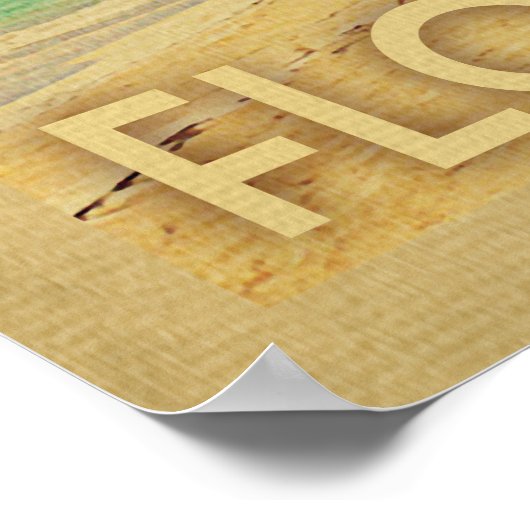 Fort Walton Beach Poster Palm Tree  (Hoek)