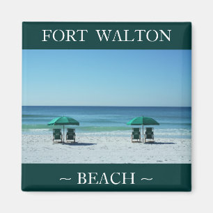 Fort Walton Beach stoelen vakantie magnet souvenir Magneet