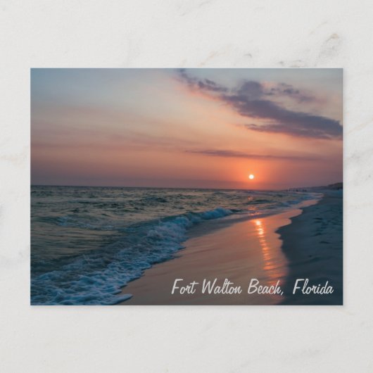 Fort Walton Beach Sunset Briefkaart (Voorkant)