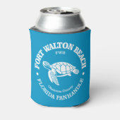 Fort Walton Beach (zeeen schildpad) Blikjeskoeler (Blikje Achterkant)