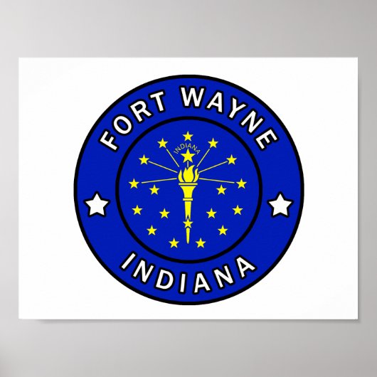 Fort Wayne Indiana Poster (Voorkant)