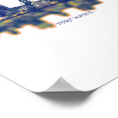 Fort Wayne Skyline Poster (Hoek)