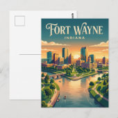 Fort Wayne VS Briefkaart (Voorkant / Achterkant)