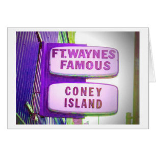 Fort Waynes Famous Coney Island-teken