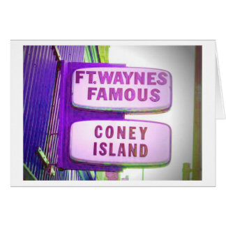 Fort Waynes Famous Coney Island-teken