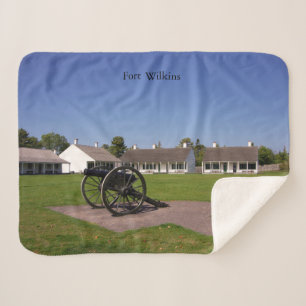 Fort Wilkins fleece deken