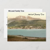 Fort William en Ben Nevis, Inverness, Schotland Briefkaart (Voorkant / Achterkant)