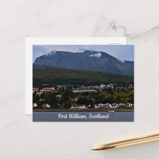 Fort William, Schotland Ansichtkaart Briefkaart (Voorkant / Achterkant in situ)