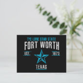 Fort Worth Briefkaart (Staand voorkant)