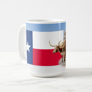 Fort Worth Cattle, Texas Flag, Mok
