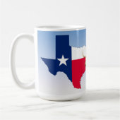 Fort Worth Cattle, Texas Outline, Mug (Gauche)