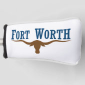 Fort Worth City vlag Golfheadcover (Voorkant)